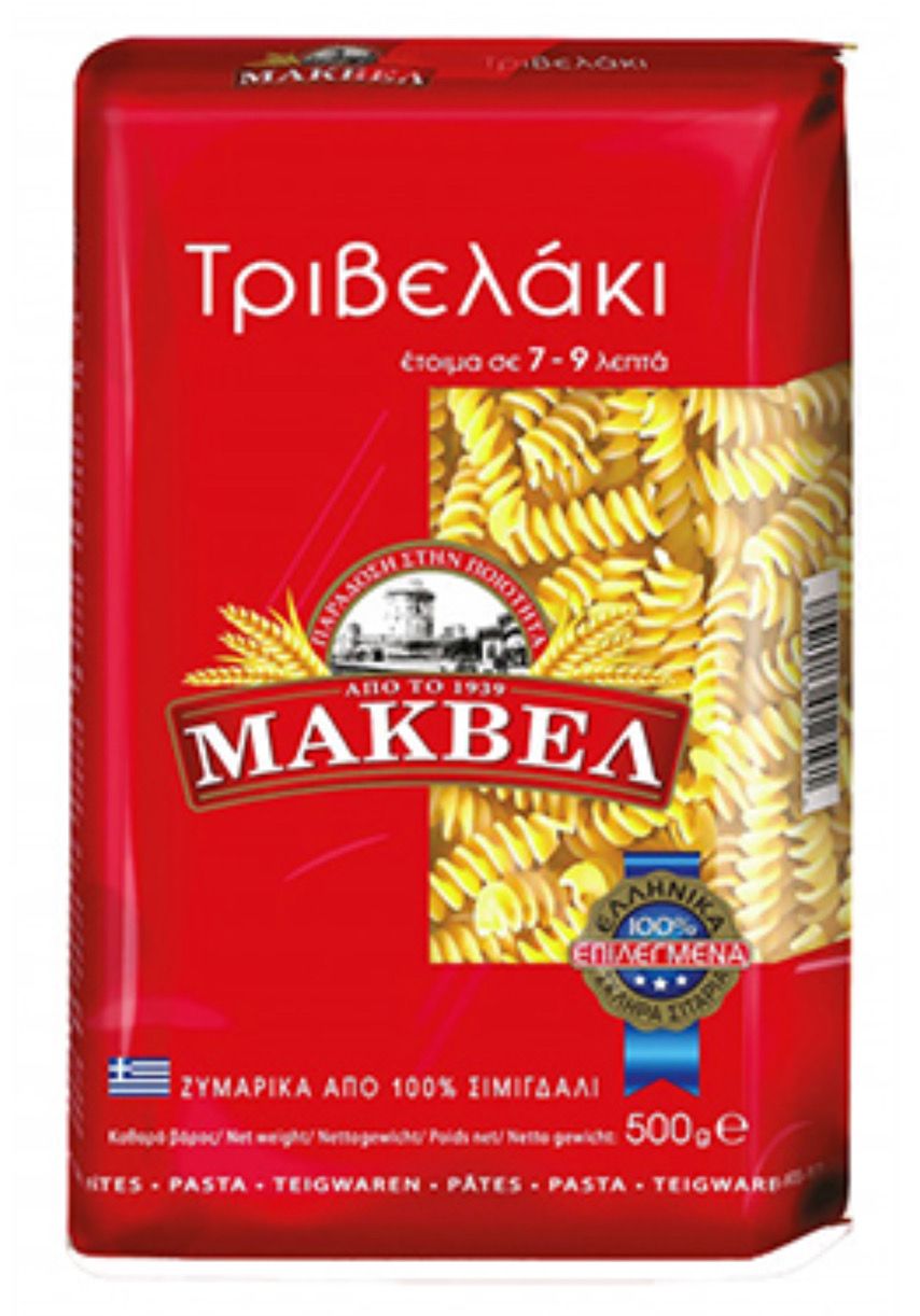 Паста фузилли "Makvel", 500г