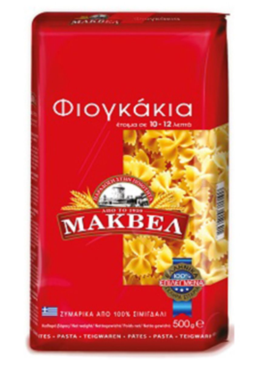 Паста фарфалле "Makvel", 500г