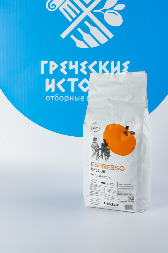 Кофе "Nektar" espresso mellow, 1 кг