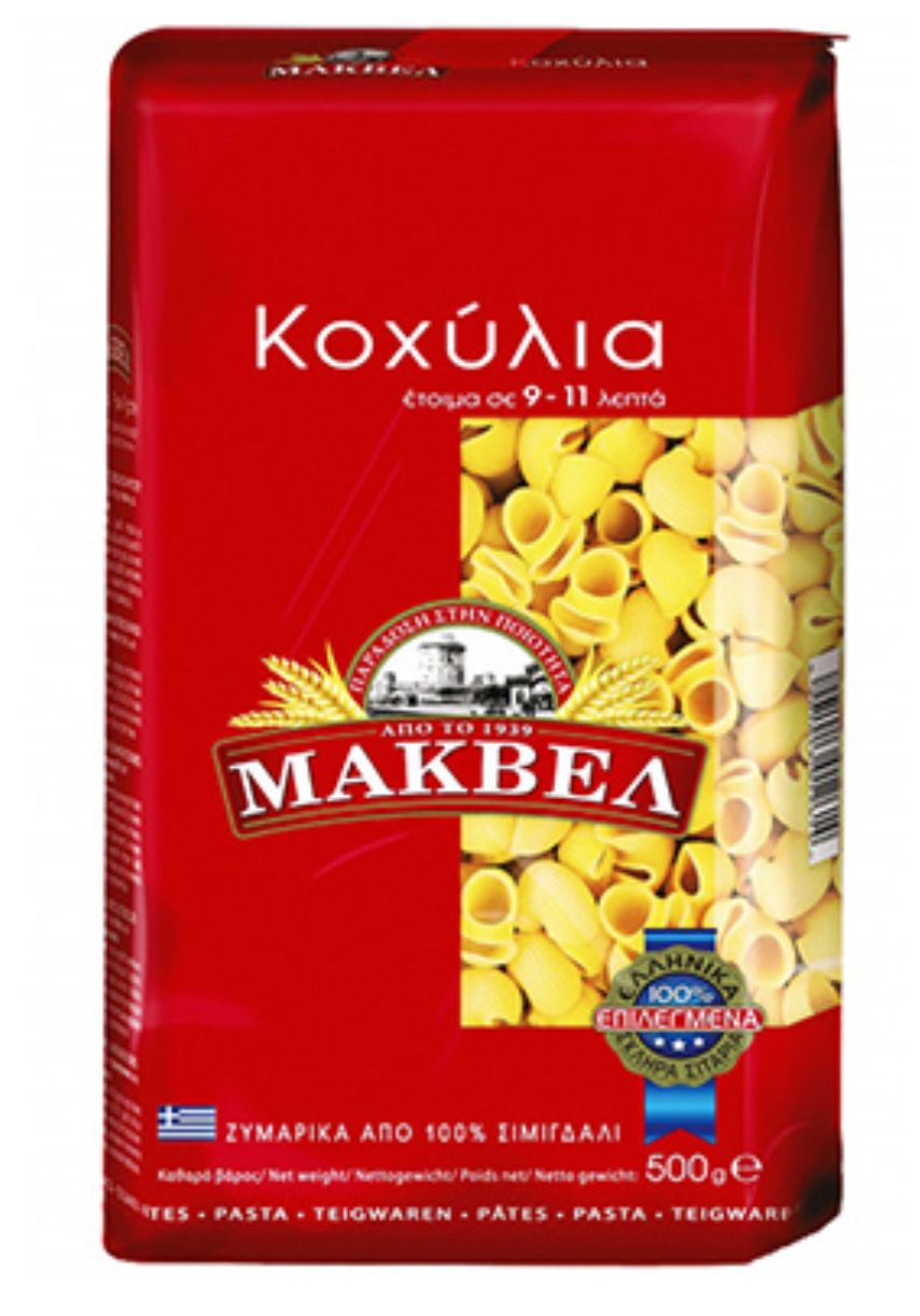 Паста ракушки "Makvel", 500г