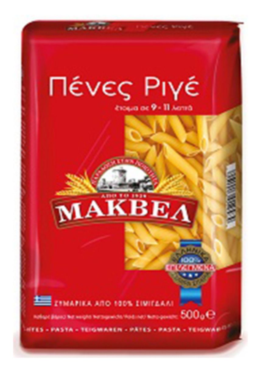 Паста пенне ригате "Makvel", 500г